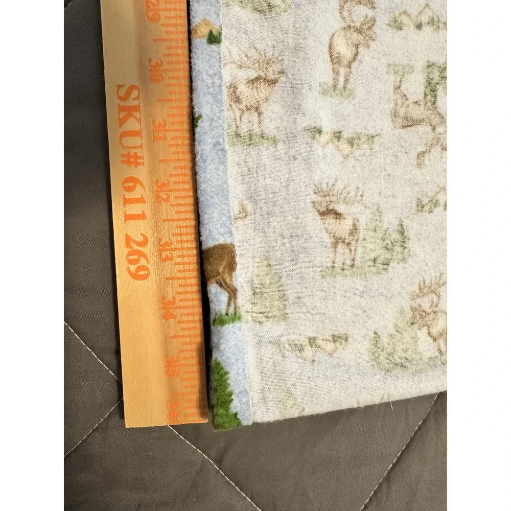 Wildlife Deer Flannel Fabric